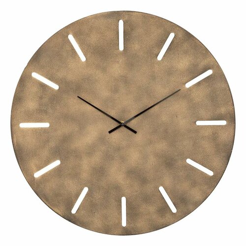 Часы настенные Atmosphera Inacio круглые металл цвет бронза бесшумные 55 см