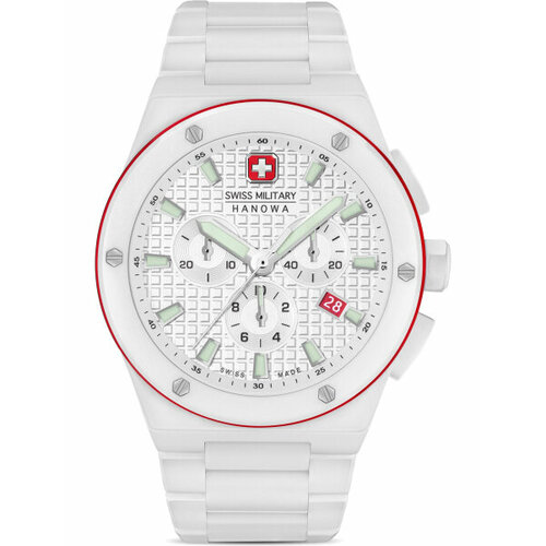 фото Наручные часы swiss military hanowa, белый