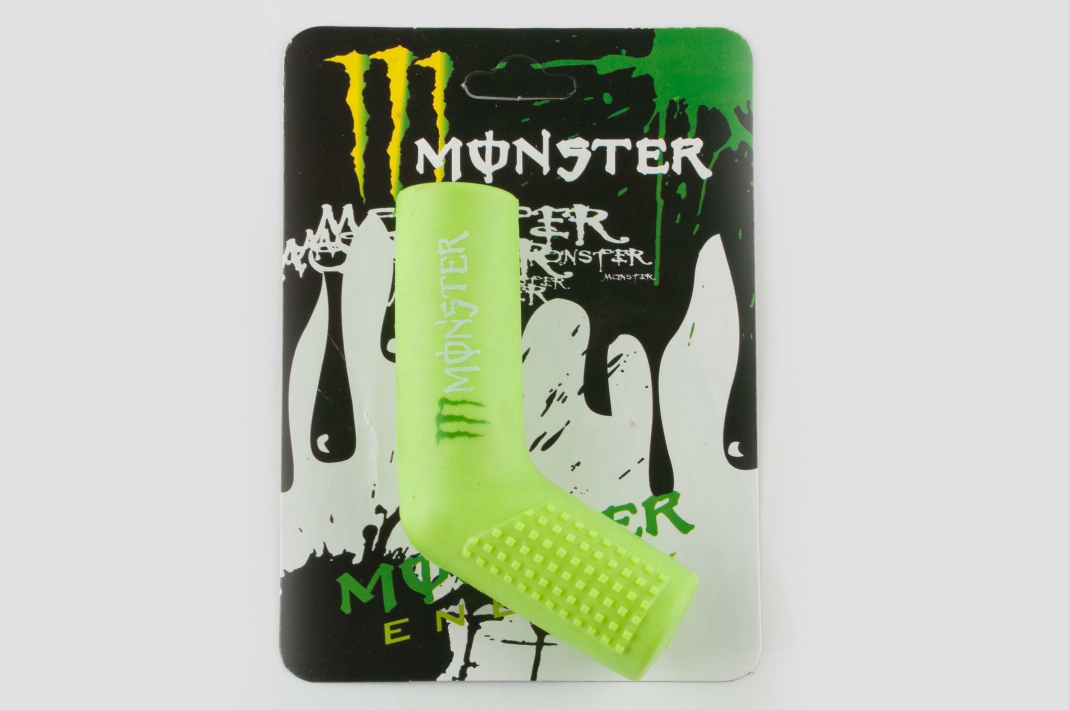 Резинка заводной ножки "MONSTER ENERGY" (универсальная, зеленая) "XJB"