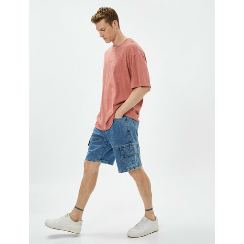 фото Шорты koton, размер 48/50, синий