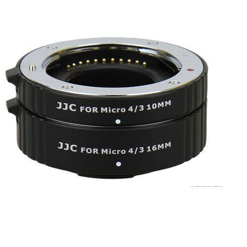 JJC AET-M43S II Auto Extension Tube 10mm & 16mm For Olympus Panasonic Micro M 4/3