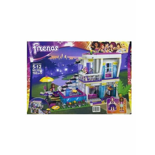 Конструктор Подружки Дом Ливи 3008 конструктор playmobil playmo friends 70560 строитель 10 дет