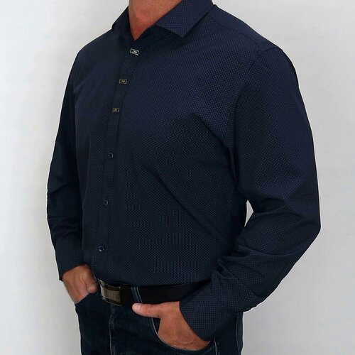 фото Рубашка westcolor, размер 7xl, синий