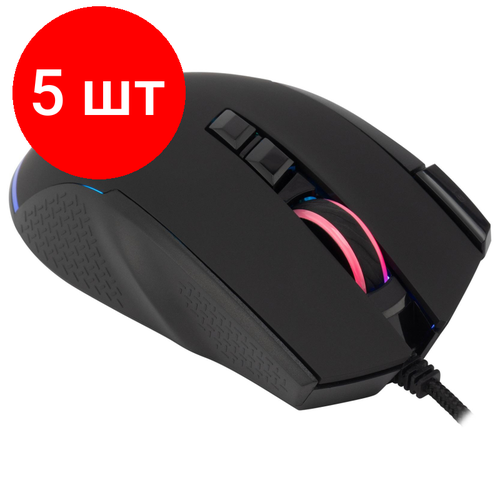 Комплект 5 штук Мышь компьютерная Acer OMW180 black 6400dpi USB 9butZL MCEEE00S 960000₽
