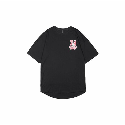 фото Футболка, размер l, серебряный, черный musle