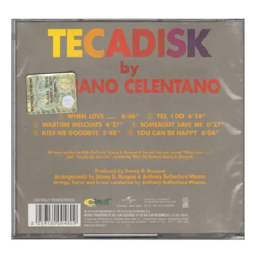 Adriano Celentano. Tecadisk (CD Jewel Case)