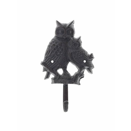 Крючок настенный Remecoclub Совы чугунный 933₽