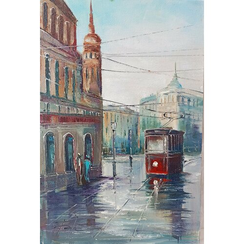 Картина маслом на холсте. Живопись. 100% ручная работа. Художественная мастерская Грёзы. Размер картины 20х30 см.