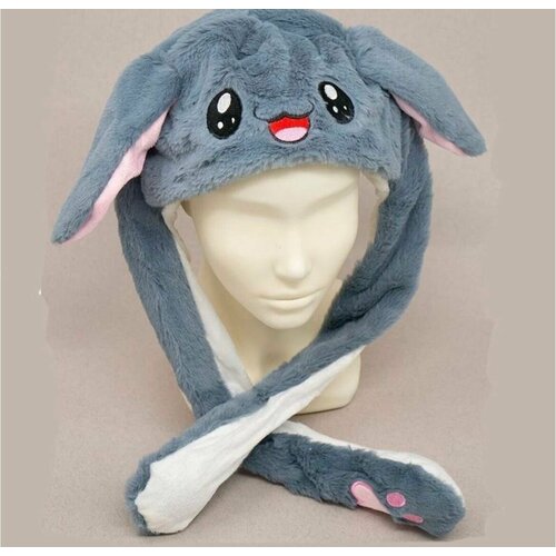 фото Шапка с двигающимися ушками, заяц нет бренда