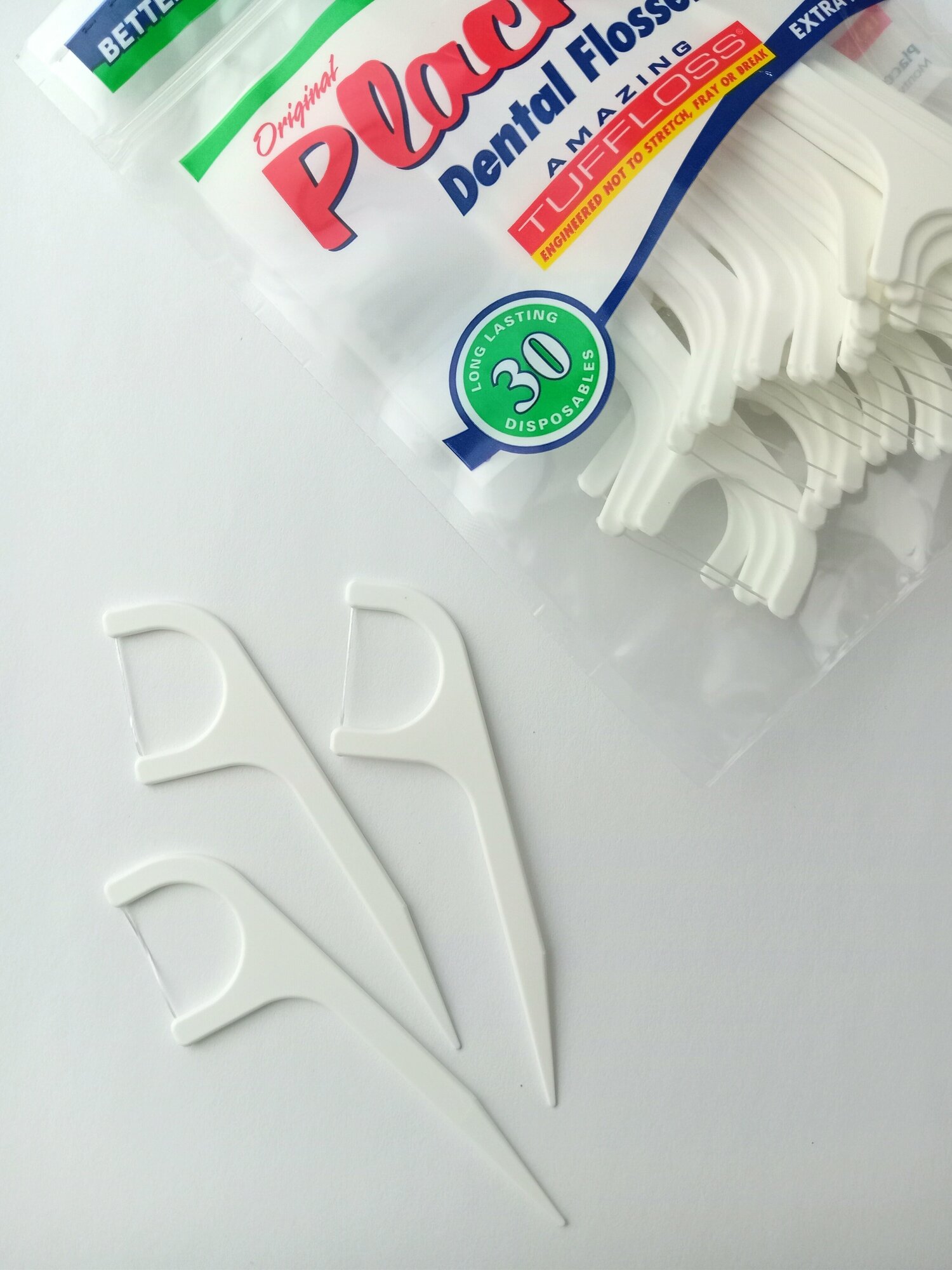 Plackers Флоссеры 30шт Зубная нить