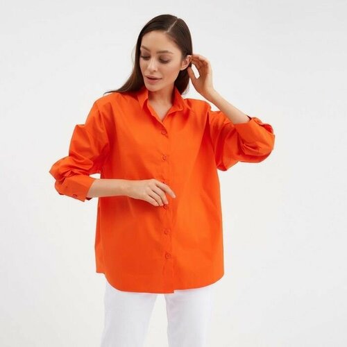 Рубашка размер 48, оранжевый