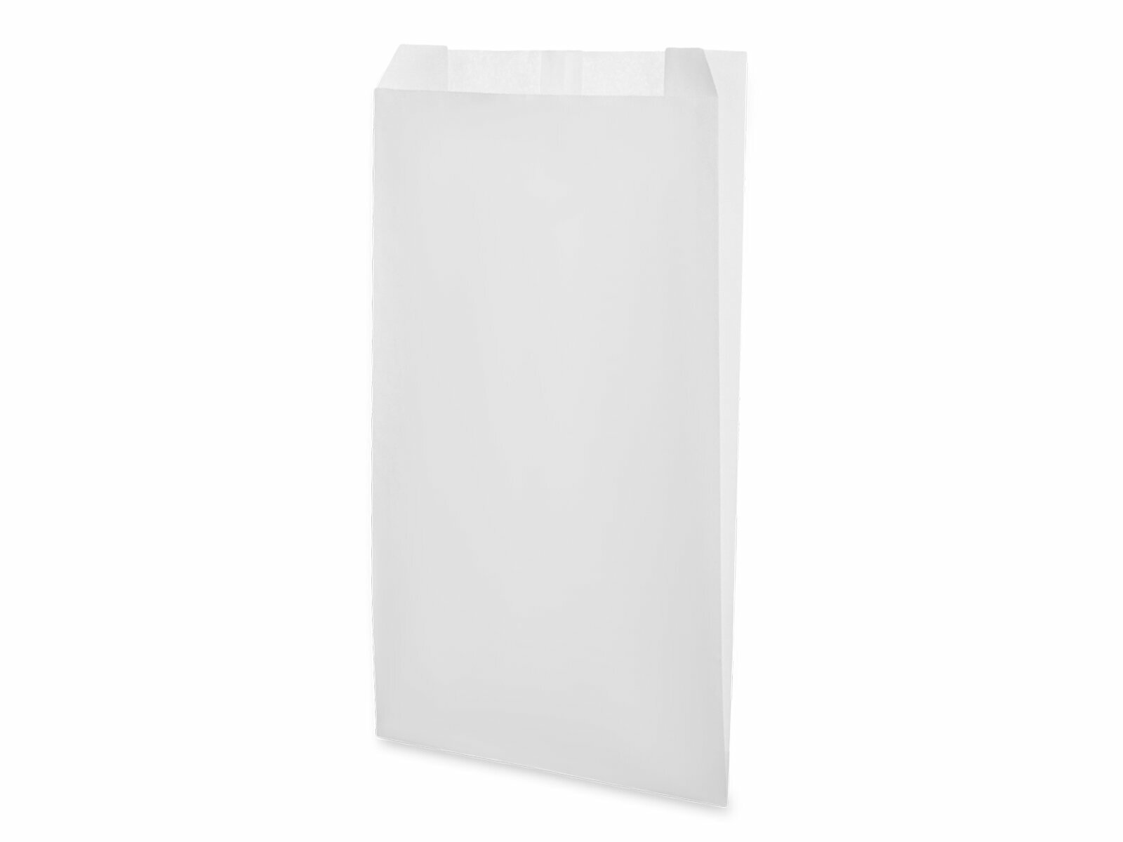 Пакет бумажный 170х70х300мм белый ЖВС-40г плоское дно уп/50шт
