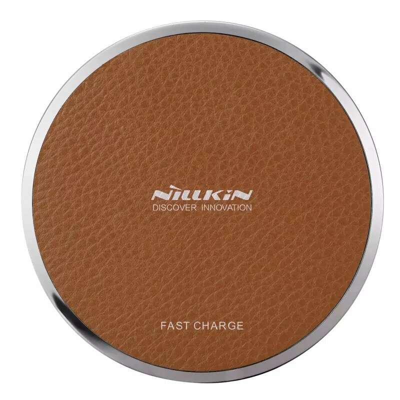 Беспроводное зарядное устройство Nillkin Magic Disk 3 Fast Charge Edition (быстрая зарядка) коричневое