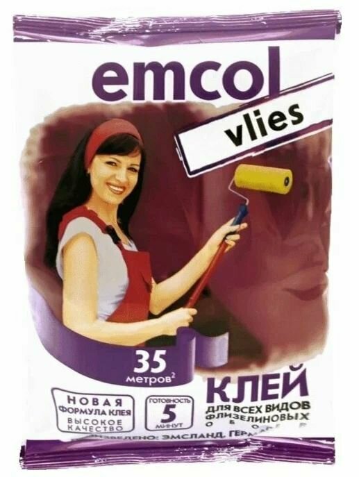 фото Клей для флизелиновых обоев Emcol Vlies 250 гр.