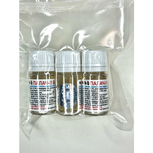 Палач Хет-Трик 3 флакона по 6 мл. прозрачный .