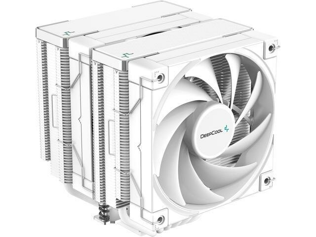 Кулер DeepCool AK620 WH LGA20XX/1700/1200/115X/AM4 (8шт/кор, TDP 260W, PWM, DUAL Fan 120mm, 6 тепл. трубок, белый) RET