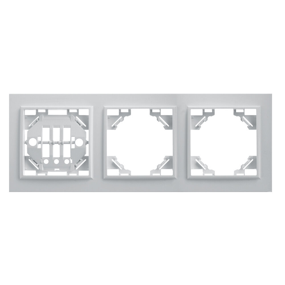 Рамка на 3 поста (белый) Эрна Stekker PFR00-9003-0139056 - фото №3