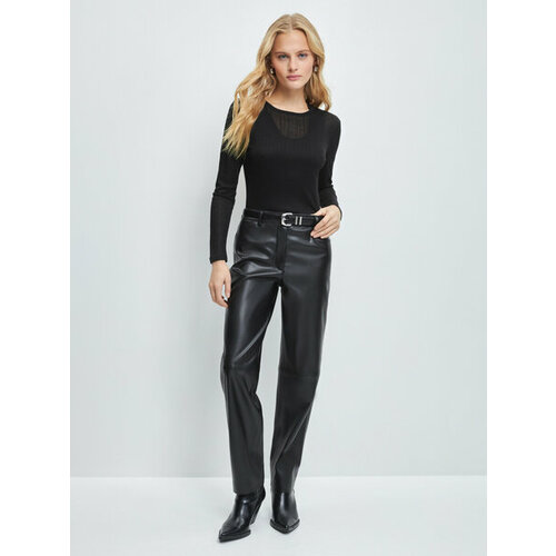 фото Брюки zarina, размер l (ru 48)/170, черный