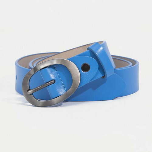 фото Ремень сима-ленд, размер 110, голубой сима-лэнд