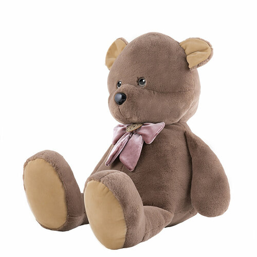 Мягкая игрушка Maxitoys Fluffy Heart Медвежонок, 70 см, коричневый