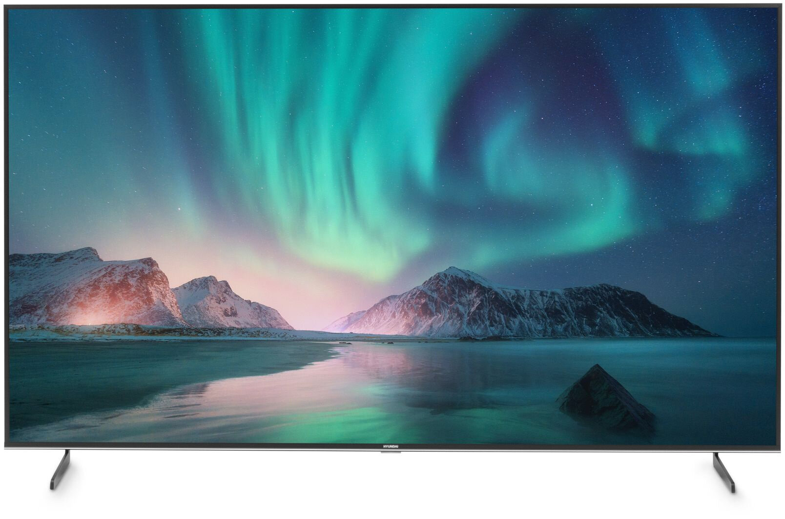 Телевизор Hyundai Android TV H-LED85BU7007, 85", LED, 4K Ultra HD, Android TV, черный