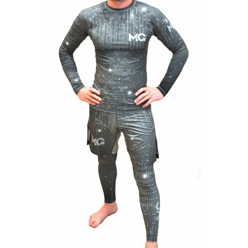 фото Шорты , размер l, серый city gray