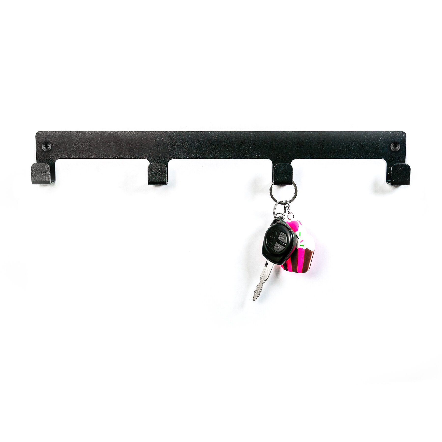 фото Вешалка настенная Граф Держалкин, 4 крючка 400х55 мм