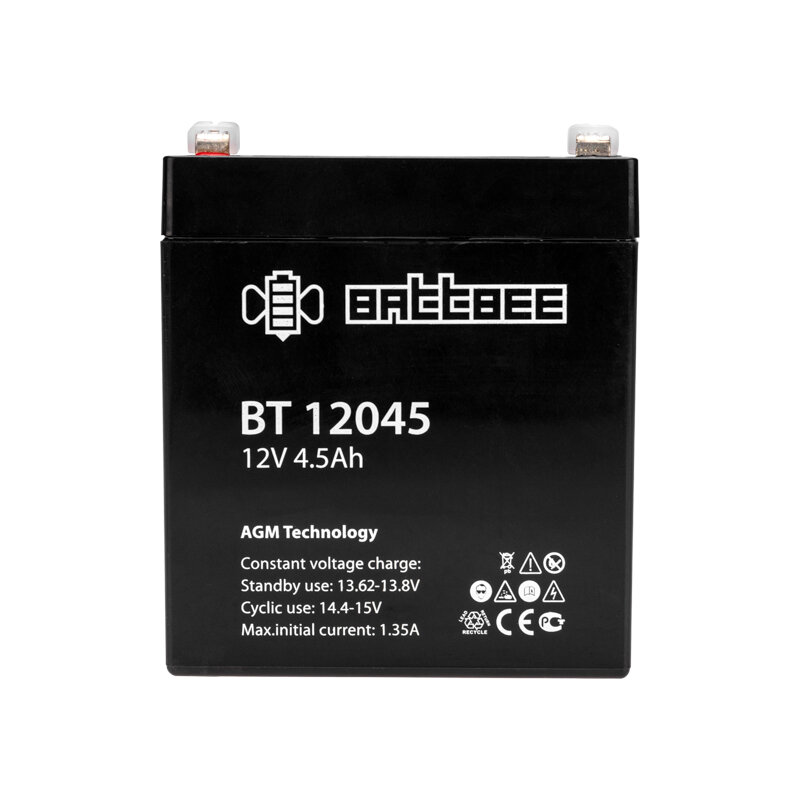 Аккумулятор Battbee BT-12045 (12В 45Ач / 12V 45Ah / вывод F1)