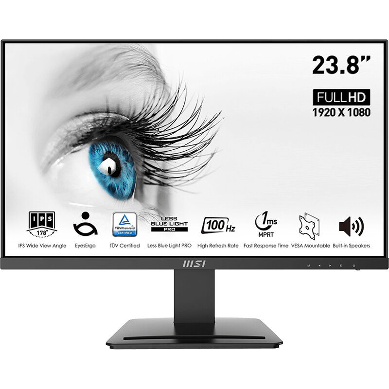 Монитор MSI Pro MP243X 23.8", черный