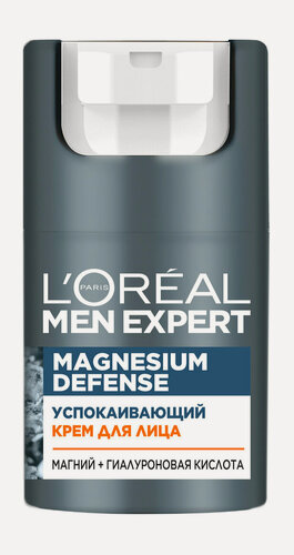 Изображение товара L'OREAL Крем для лица Men Expert Magnesium успокаивающий, 50 мл