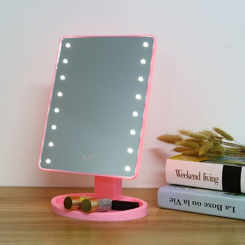 Косметическое зеркало с подсветкой Large LED Mirror