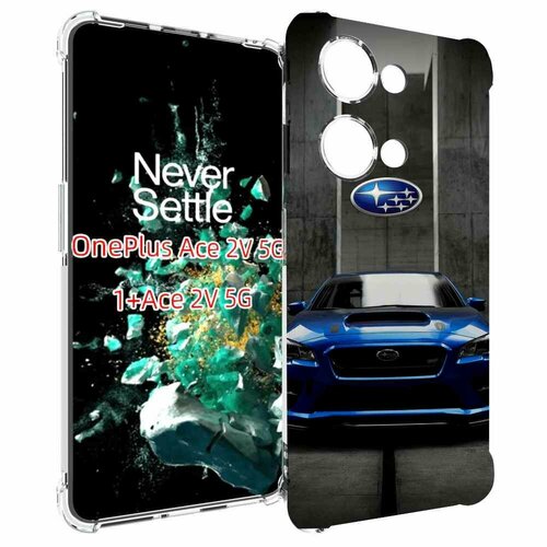 Чехол MyPads subaru субару 1 мужской для OnePlus Ace 2V задняя-панель-накладка-бампер