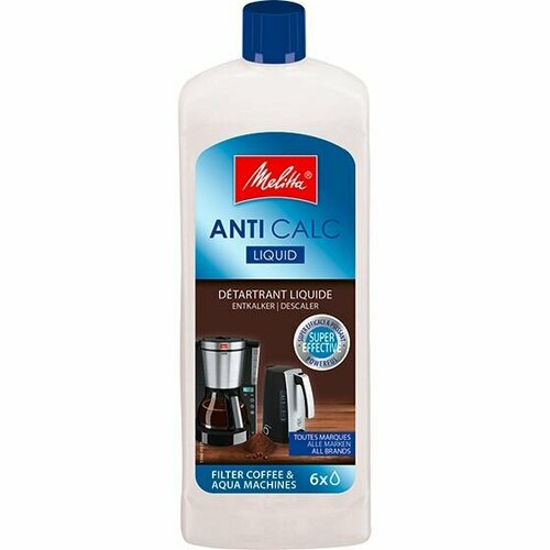 Жидкость Anti-Сalc 250ml для удаления накипи кофемашины Melitta 6779369 1610₽