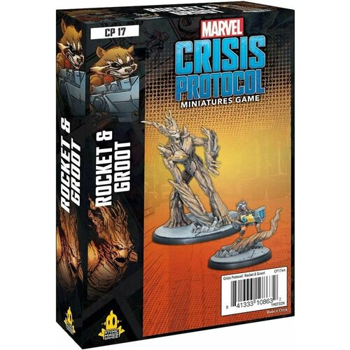 Настольная игра MARVEL CRISIS PROTOCOL: ROCKET AND GROOT CHARACTER PACK EN