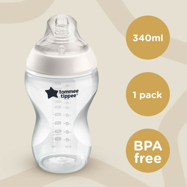 Бутылочка для кормления Tommee Tippee, "Closer to nature" 340 мл 3+