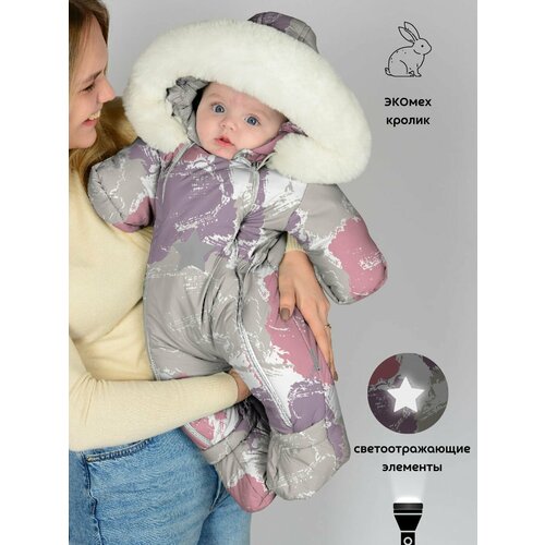 Комбинезон MaLeK BaBy 264ш, размер 74, розовый