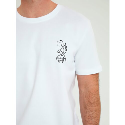 фото Футболка демидовская мануфактура, размер l, белый