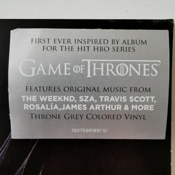 Виниловая пластинка Various Artists, For The Throne (Music Inspired By The Hbo Series Game Of Thrones) (0190759618912) Sony Music - фото №4