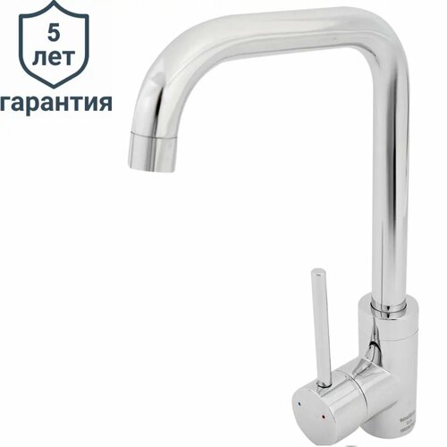 Смеситель для кухни Delinia Alena 32.1 см цвет хром полка узкая delinia 35x10 5x25 см хром