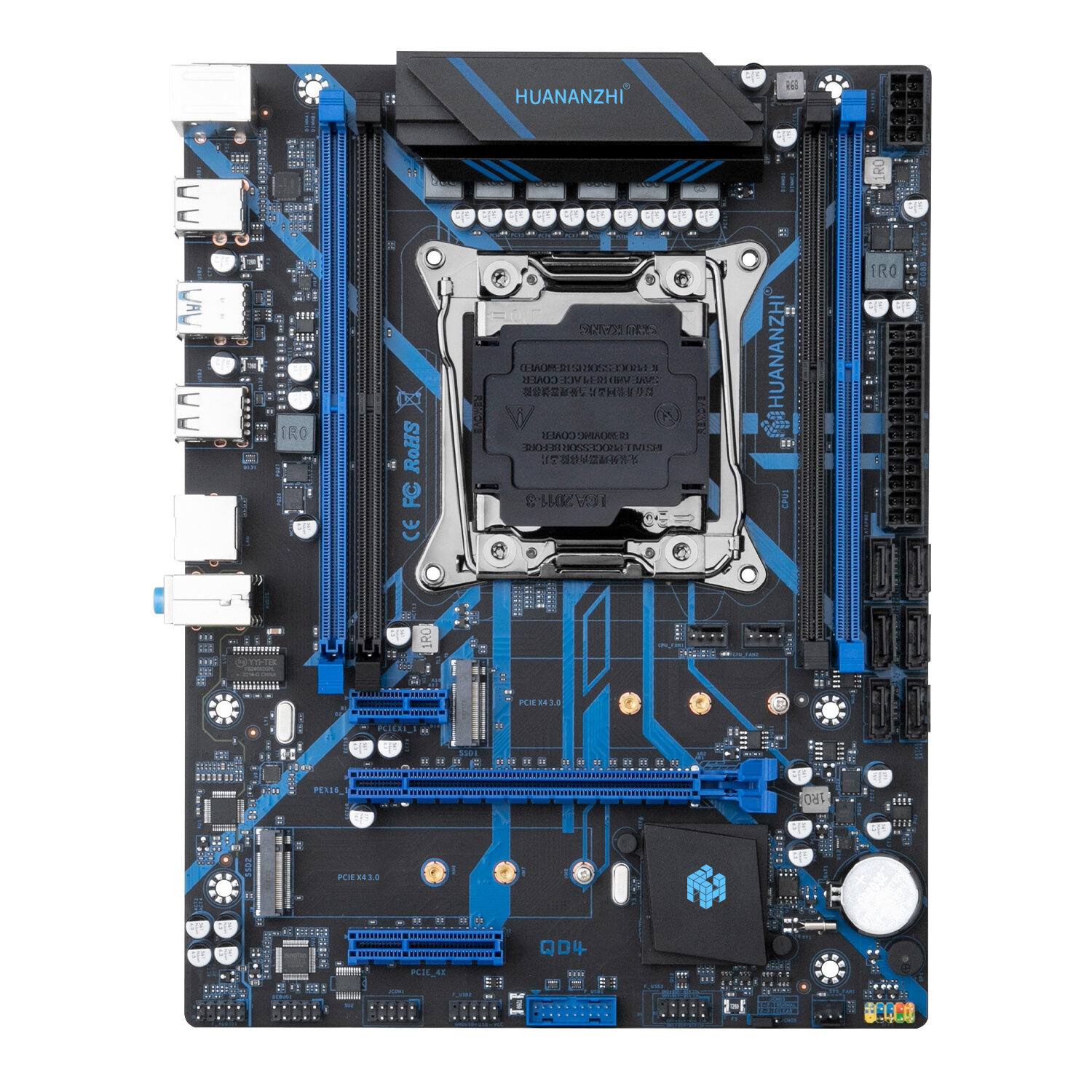 Комплект HUANANZHI X99 QD4 2011-3 + XEON E5 2667 v4 3.2 ГГц + Kllisre 32 Гб DDR4 2666 МГц — фото 7