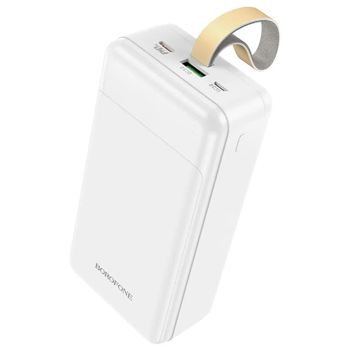 Внешний АКБ BOROFONE BJ19B Incredible 30000mAh, 1хUSB QC3.0, PD20W, 3А, Li-Pol (белый)