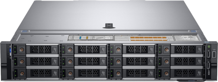 Cервер Dell PowerEdge R740xd 12LFF 3.5'/2*Gold 5218/RAM 16*32Gb/HDD 12*8Tb/PERC H750/SSD 1*600Gb