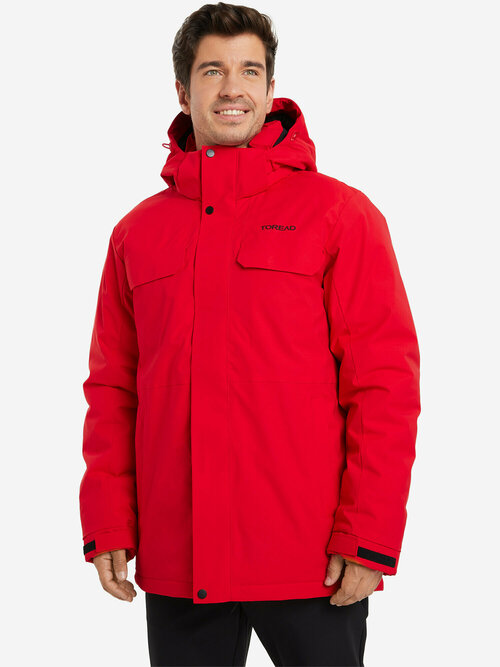 Куртка TOREAD Mens cotton-padded jacket, размер 48/50, красный
