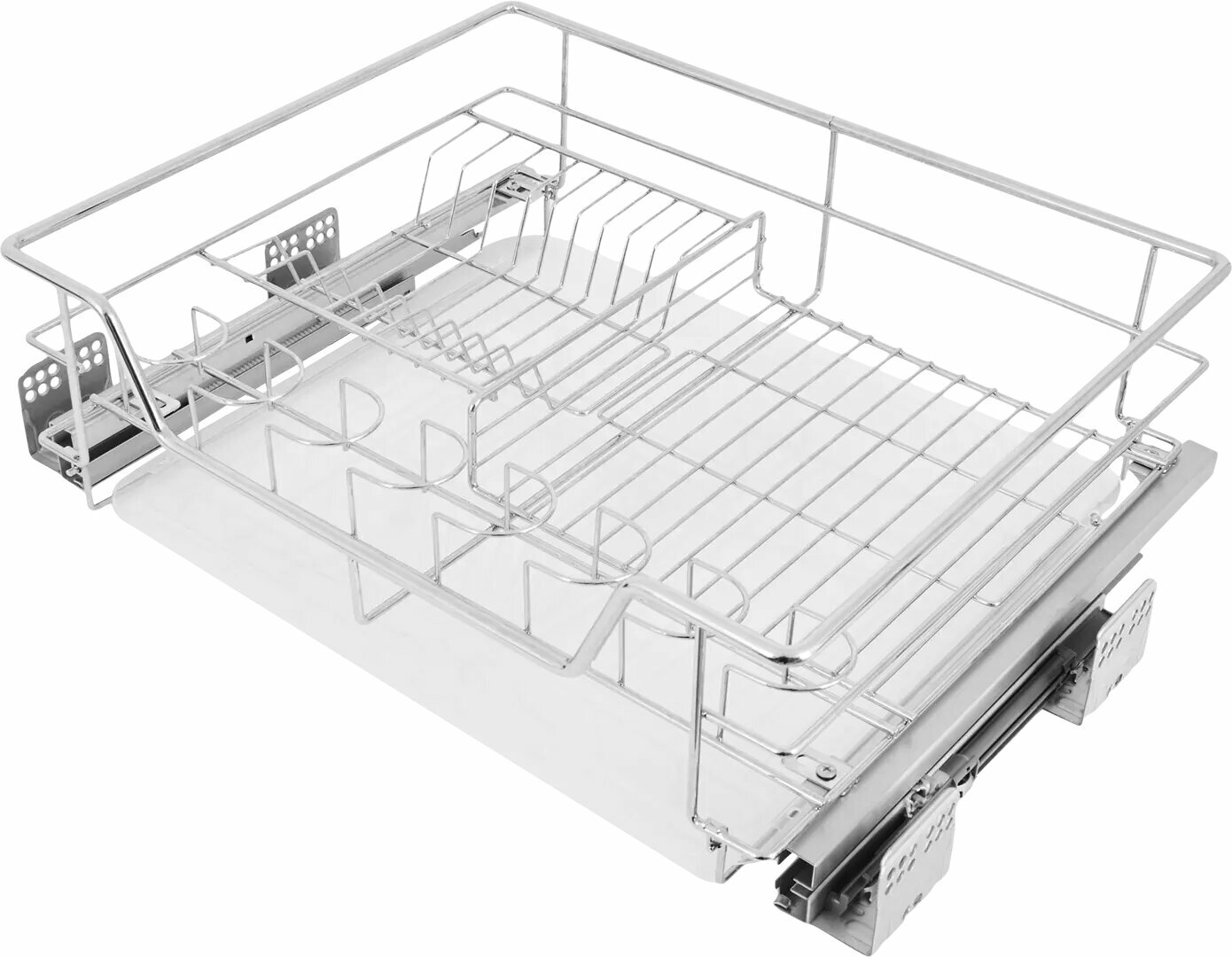 фото Корзина-сушка выдвижная Jet 60 см с доводчиком цвет хром