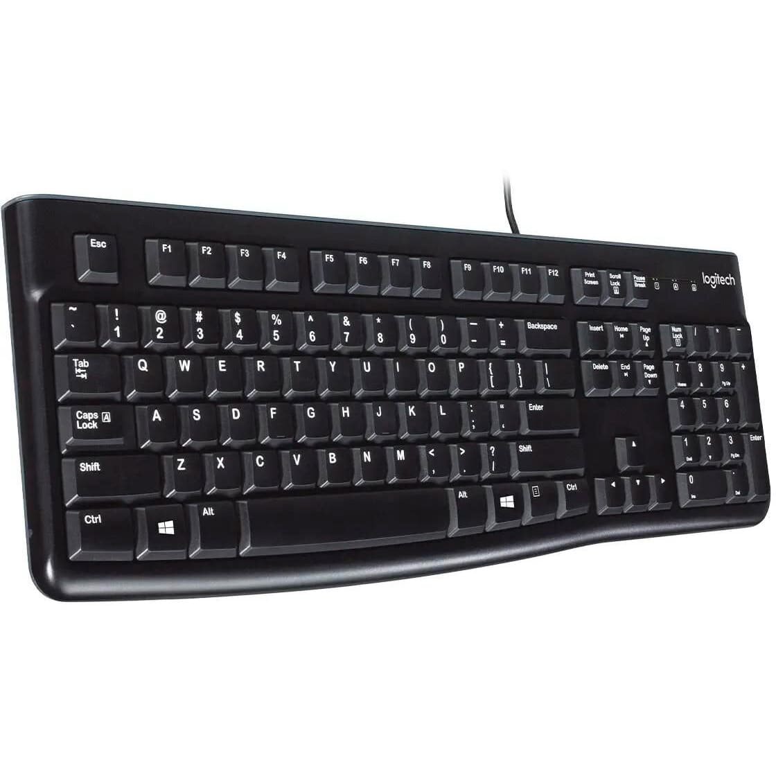 Клавиатура Logitech K120, черный