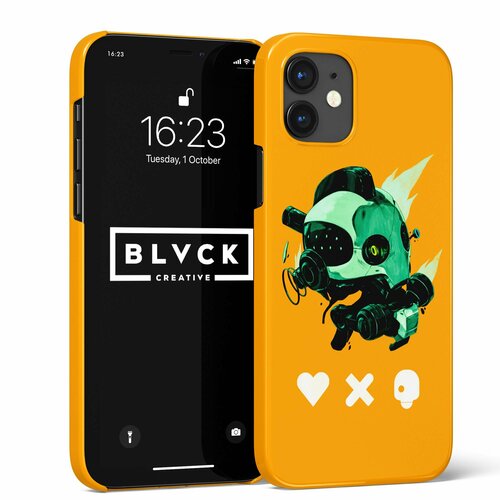 Чехол для IPhone XS Max с рисунком Love Death and Robots / Накладка с принтом Любовь Смерть Роботы