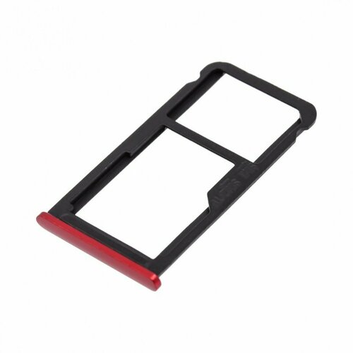Держатель сим карты (SIM) для Meizu Note 8, красный