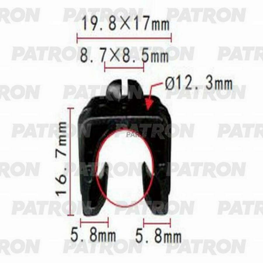 PATRON P37-1080 Держатель пластмассовый