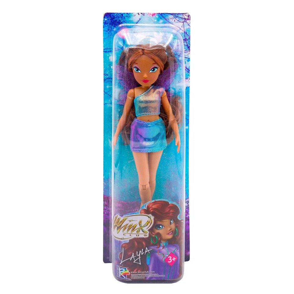 Шарнирная кукла Winx Club Лейла с крыльями, 24 см, IW01552305