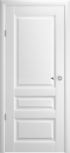 Межкомнатная дверь (дверное полотно) Albero Эрмитаж-2 Винил / Белый / Глухое 70х200